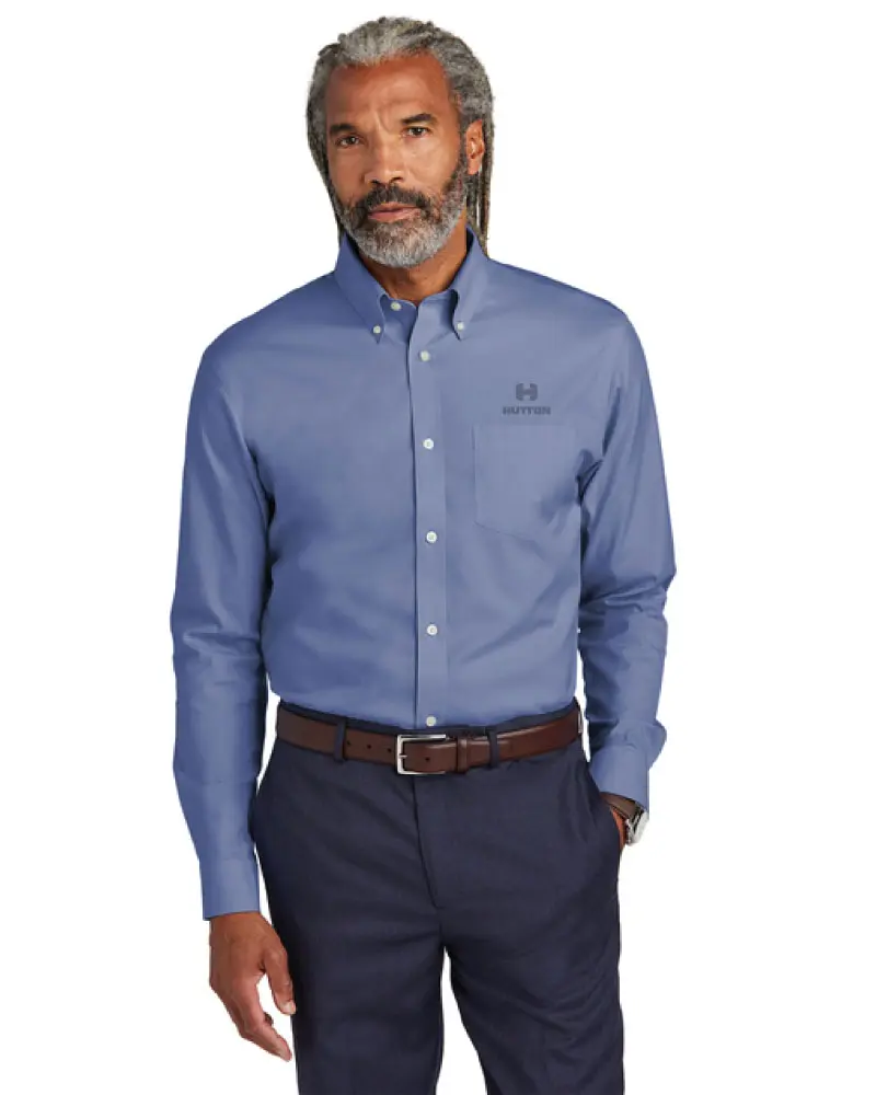 Brooks Brothers® Wrinkle-Free Stretch Pinpoint Shirt - Image 3