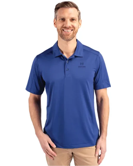 Cutter & Buck Prospect Eco Textured Stretch Recycled Mens Short Sleeve Polo