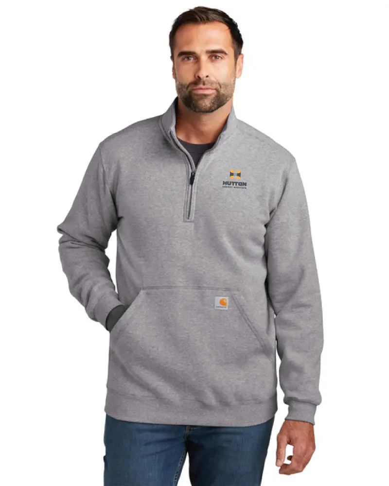 Carhartt® Midweight 1/4-Zip Mock Neck Sweatshirt - Image 2