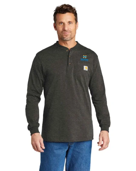 Alternative view of Carhartt® Long Sleeve Henley T-Shirt