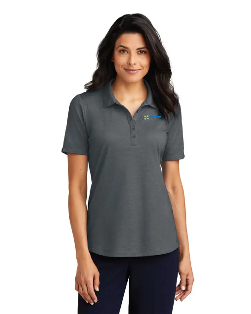 Port Authority® Women's Fine Pique Blend Polo - Image 2