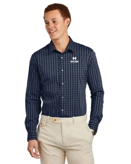 Alternative view of Brooks Brothers® Tech Stretch Patterned Shirt