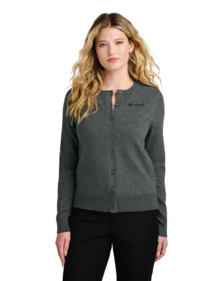 Alternative view of Port Authority® Women’s Easy Care Crewneck Cardigan Sweater